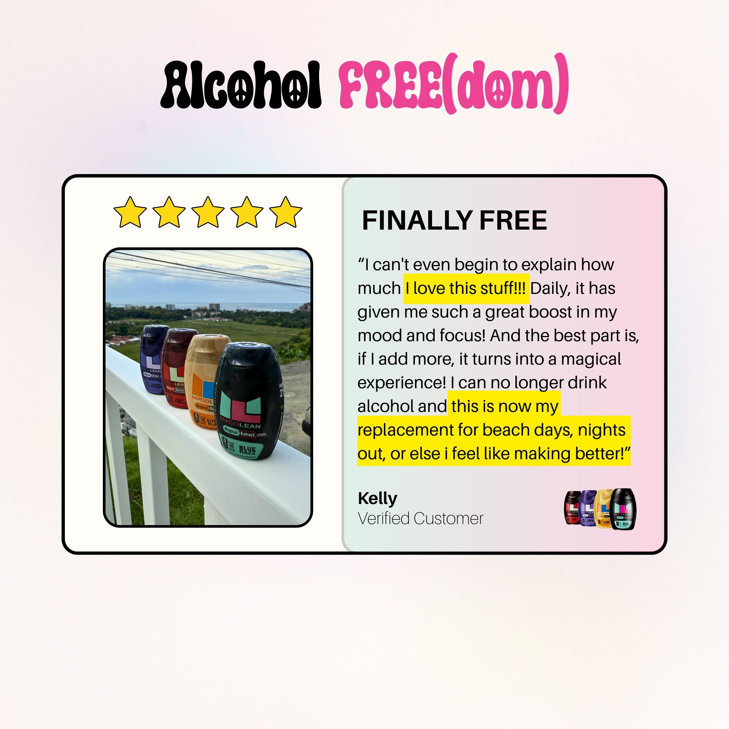 Alcohol-Free Buzz Drops